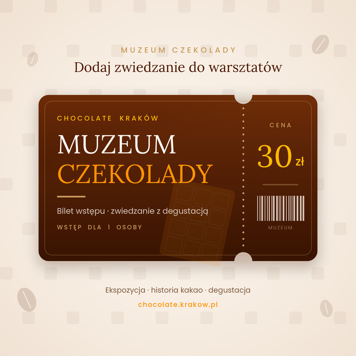 bilet-muzeum-czekolady Bilet wstępu do Muzeum Czekolady - obrazek 1